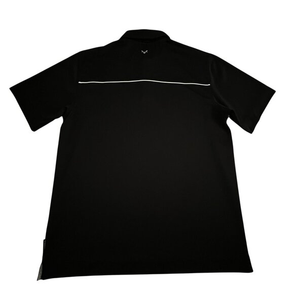 Callaway X Series Golf Polo Shirt Mens L Black Stretch Athletic Fit Performance - Picture 3 of 11